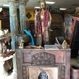 Moroccan Décor Antique Indian Furniture - Nightstands And Bedside Tables