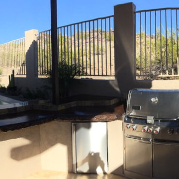 Negative Edge Pool & Swim up Bar