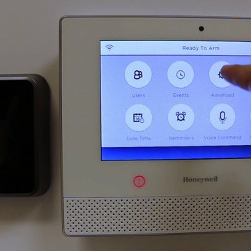Home alarm system installed
