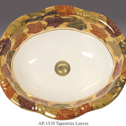 Hand Painted Drop-in Sinks by Atlantis - Bathroom Sinks