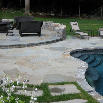 landscape design for existing pool