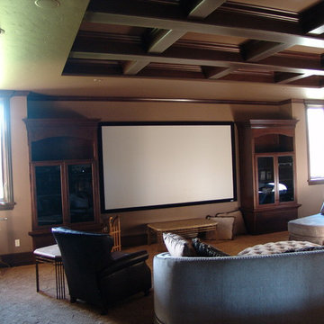 Luxurious Traditional Home Theater