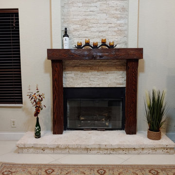 Full Fireplace Mantel with legs