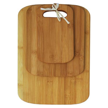 Oceanstar 3-Piece Bamboo Cutting Board Set