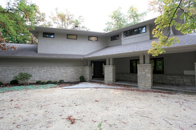 Transitional exterior home photo in Chicago