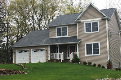 Inspiration for a timeless exterior home remodel in New York