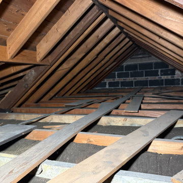 Attic Upgrade with cellulose insulation