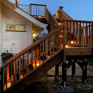 New Backyard Deck & Staircase