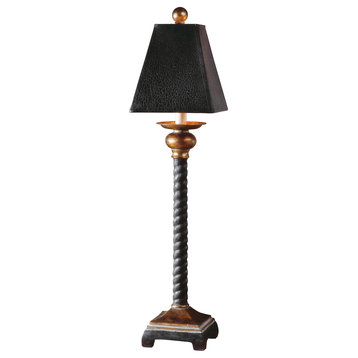 Uttermost Bellcord Buffet Lamp, Black