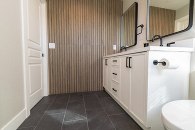 Inspiration for a transitional bathroom remodel in San Francisco