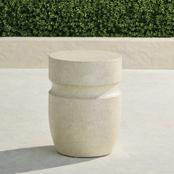 Corbyn Accent Stool - Outdoor Footstools And Ottomans