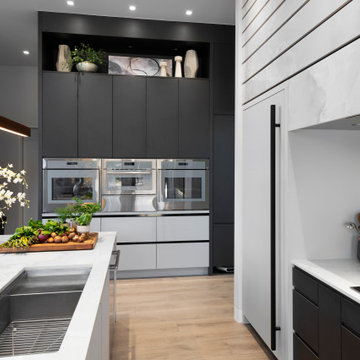 The Edge - Modern Kitchen Designed and Built for New OKC Home
