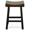 West Classic Deluxe Saddel Stool, Elm and Black