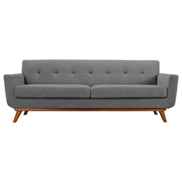 Engage Upholstered Fabric Sofa, Expectation Gray