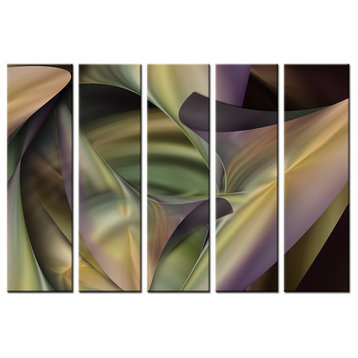 5 Panel Abstract Canvas Artwork