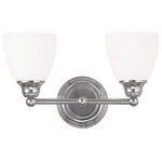 Livex Lighting - Somerville 2 Light Bathroom Vanity Light in Polished Chrome - This 2 light Bath Vanity from the Somerville collection by Livex will enhance your home with a perfect mix of form and function. The features include a Polished Chrome finish applied by experts.