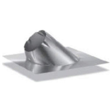 DuraVent 6DP-F12 6" DuraPlus Class A Chimney Pipe - Roof Flashing - Galvanized