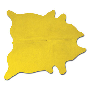 GENEVA -COWHIDE - RUG-YELLOW
