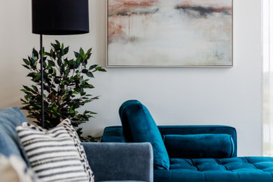 Contemporary living room in Dorset.