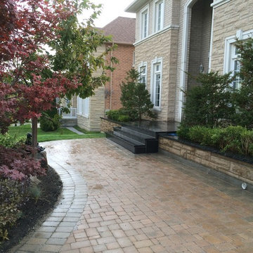 Flagstone on front porch and steps in Newmarket