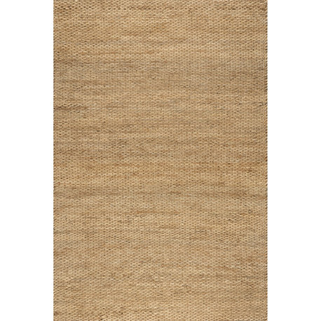 Nuloom Hand Woven Hailey Jute, Natural 2'x3'