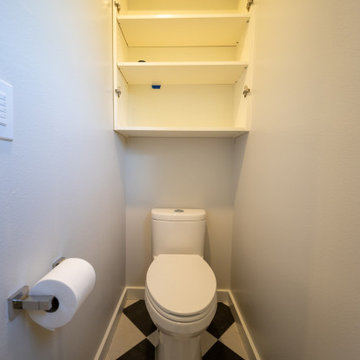 Moody Glam bathroom remodel