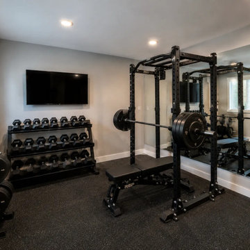 Modern Basement Remodel