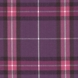 ROTH & TOMPKINS TEXTILES - Harrison Fabric, Plum, 54''x36'' - Upholstery Fabric