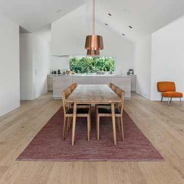Contemporary ultra-matt wood floors