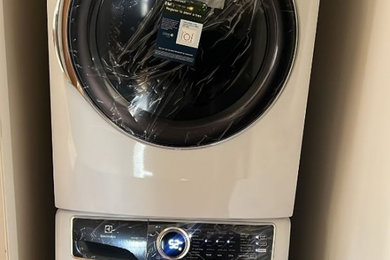Purchase on a lg washer dryer delivered and installed