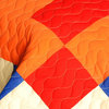 A Good Time 3PC Vermicelli - Quilted Patchwork Quilt Set (Full/Queen Size)