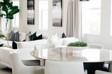 Inspiration for a modern living room remodel in San Diego