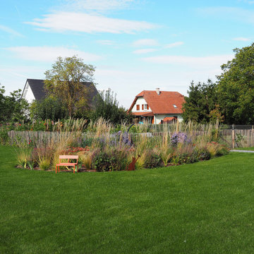 Création d'un jardin d'architecte paysagiste en Alsace