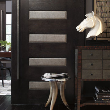 TruStile Modern Door Collection - Interior White Oak Doors with Leather