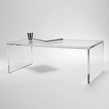 Modern Clear Lucite & Acrylic Coffee Tables