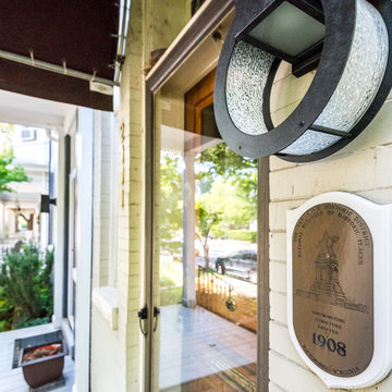 Stunning light fixture balances modern with historic