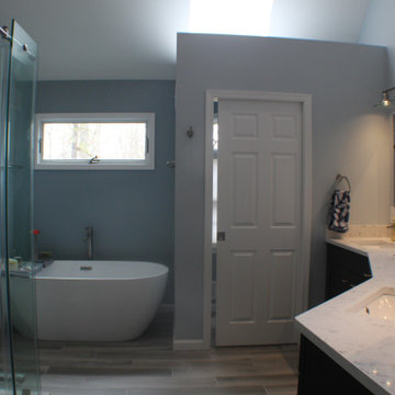 Belle Mead Master Bath Reno, Addition of en-suite bath