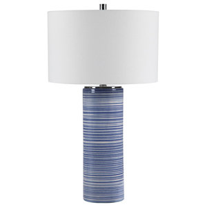 Uttermost Soprana Table Lamp Blue, Soprana Table Lamp