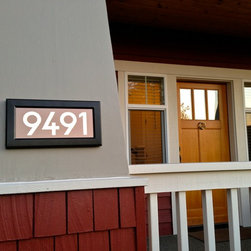 Address LED  - illuminated house numbers - Outdoor Products