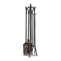 Old World Fireplace Tool Set - Fireplace Tools