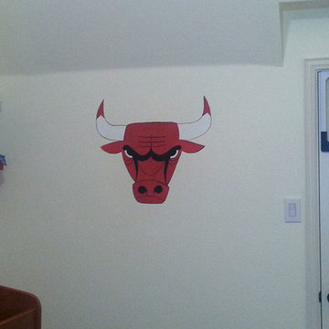 Boys room murals