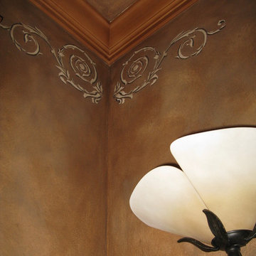 Painted Scroll Designs