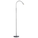 Jesco Lighting - Jesco Lighting Envisage Marie - LED Floor Lamp, Chrome Finish - MARIE LED Floor Lamp - With DC Power Supply Cord & Plug  Color Temperature: KEnvisage Marie LED Floor Lamp Chrome *UL Approved: YES *Energy Star Qualified: n/a  *ADA Certified: n/a  *Number of Lights: Lamp: 1-*Wattage:3w LED bulb(s) *Bulb Included:Yes *Bulb Type:LED *Finish Type:Chrome