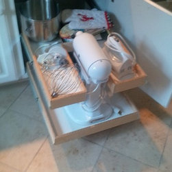 Custom Pull Out Shelves - Kitchen Drawer Organizers