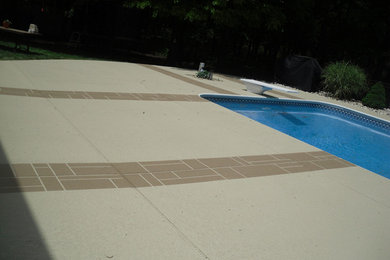 Decorative Concrete Pool Deck