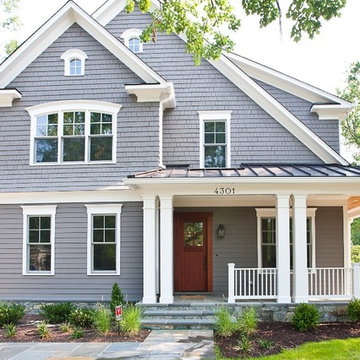 Stone Chimney Arts & Crafts Home