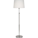 Robert Abbey - Koleman Floor Lamp, Polished Nickel - Koleman Contemporary Floor Lamp