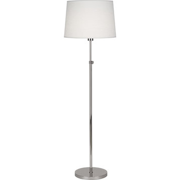 Koleman Floor Lamp, Polished Nickel