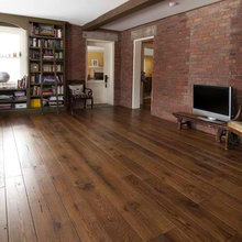 rustic wood floor