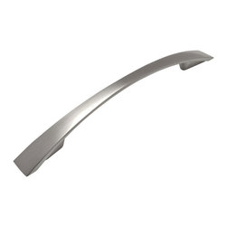 Cosmas - [5-PACK] Cosmas 5&rdquo; CTC (128mm) Satin Nickel Modern Arch Cabinet Pull - Cabinet And Drawer Handle Pulls